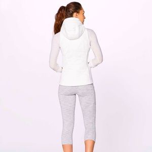 Lululemon Another Mile Vest, EUC, Size 6 - White